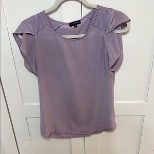 Ann Taylor Lilac Petal Sleeves Women's Top
